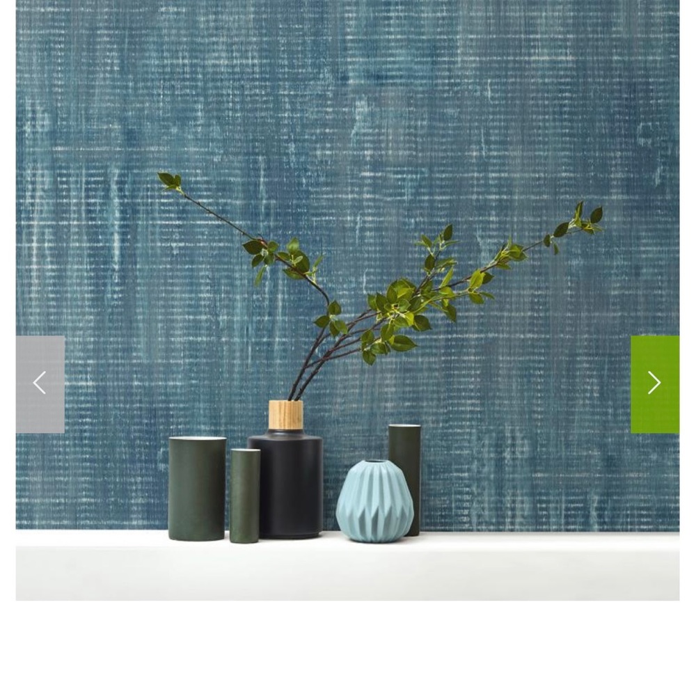 Imperial Linen Seabrook Wallpaper Blues, 2 rolls, NWT